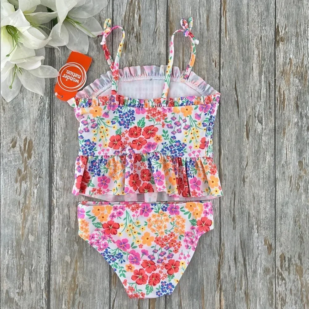 Tankini & Bikini Swimsuit Bathing Suit 2, 2-Piece Sets Size 2T